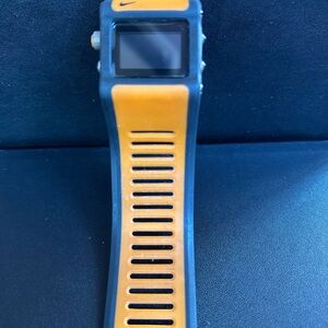 Nike Smartwatch Black and Orange Ventilated Design